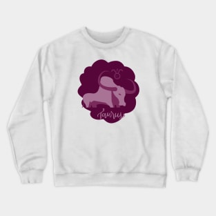 Taurus: Steadfast as the earth, rooted in strength Crewneck Sweatshirt